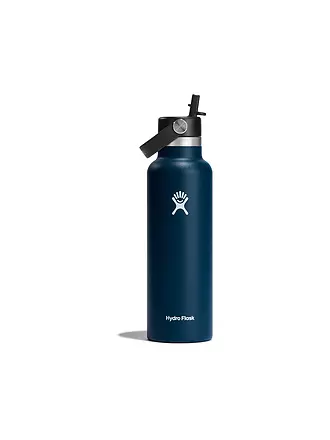 HYDRO FLASK | Borraccia Standard Flex Straw Cap 621ml | dunkelblau